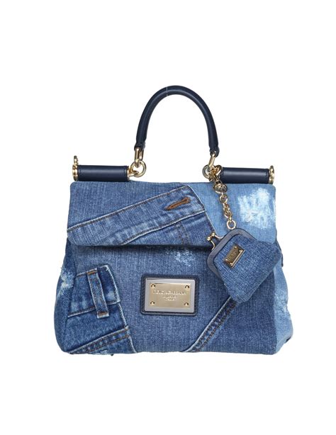 denim dolce gabbana bag